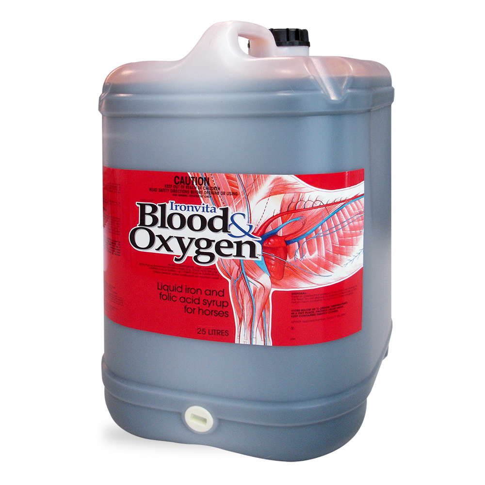 Blood Oxygen Horse Supplement for Anaemia 25L Container