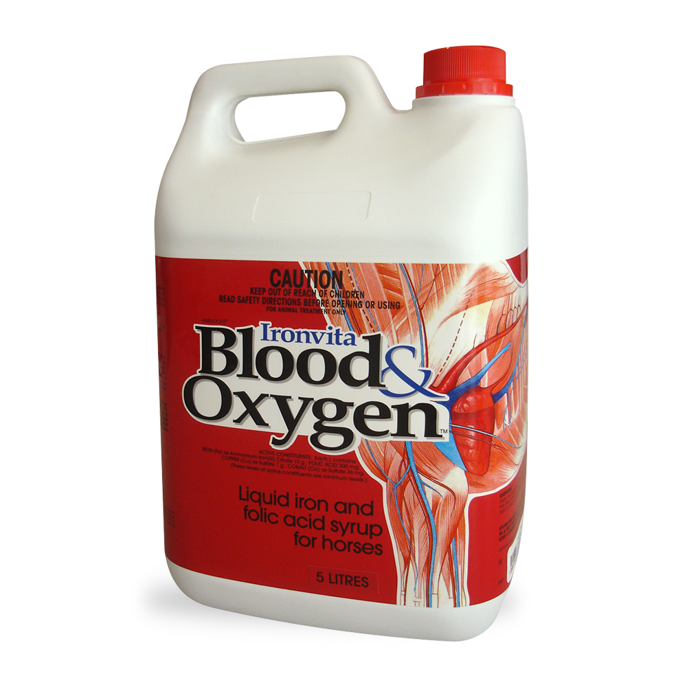 Blood Oxygen Horse Supplement for Anaemia 5L Container