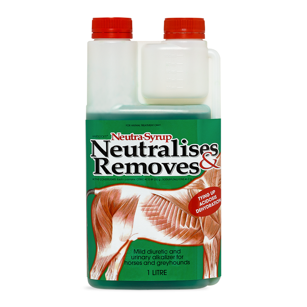 Neutra Syrup Horse Diuretic & Urinary Alkaliser for flushing kidneys after exercise in 1L Bottle